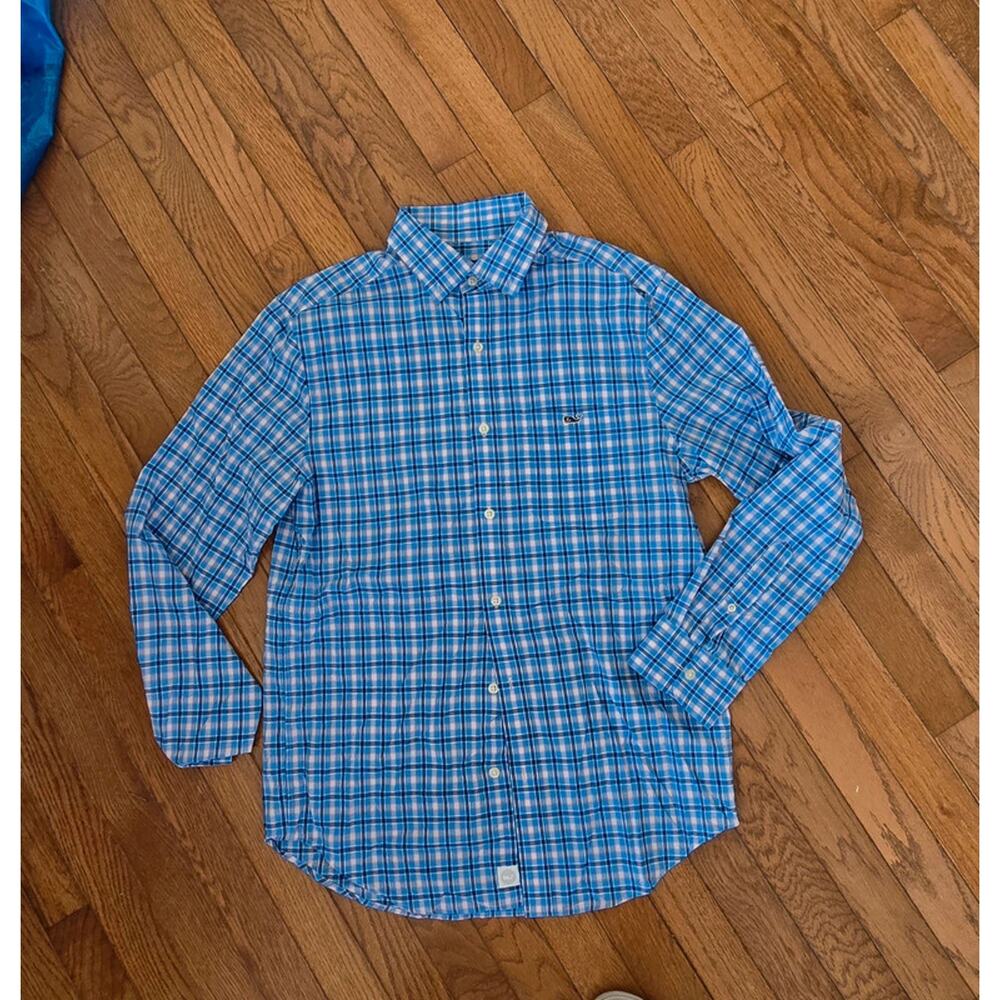 Vineyard vines mens performance button down shirt small